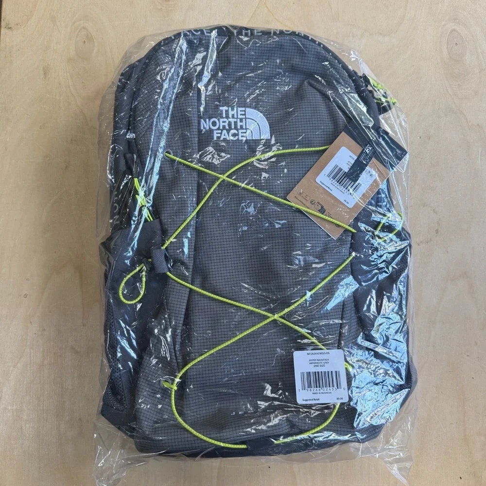 NWT The North Face Jester 28L Backpack Grey Gray Laptop School Bag $90